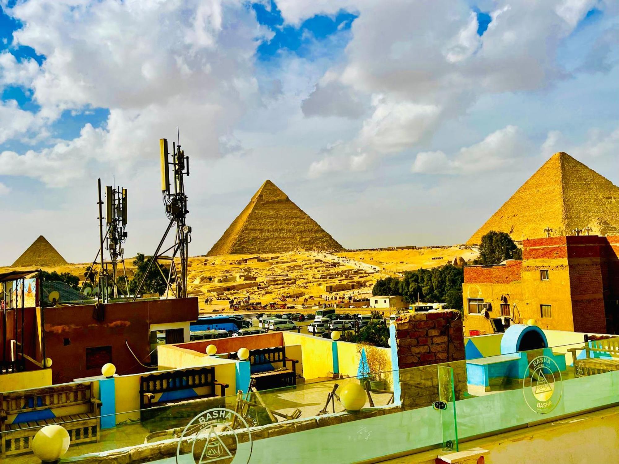 Basha Pyramids Inn Kafret el-Gabal Buitenkant foto